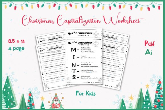Christmas Capitalization Worksheets: A Festive Grammar Tool