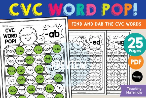 CVC Word Pop: A Visual Design Tool for Early Literacy