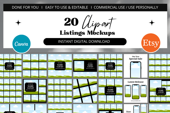 Elevate Your Etsy Shop with Canva Mockup Templates