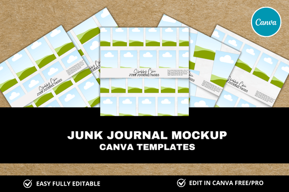 Elevate Your Etsy Shop with Junk Journal Printables Mockups