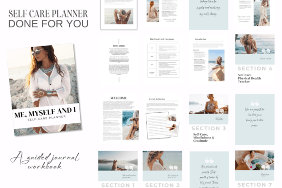 Self-Care Planner PLR Canva Template: A Creative Blueprint for Your Brand
