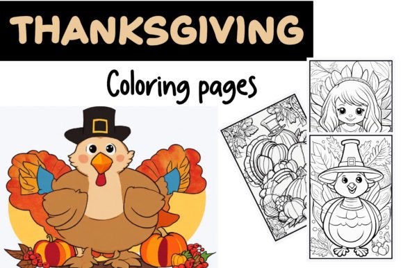 Thanksgiving Holidays Cartoon Turkey: A Festive Display Typeface