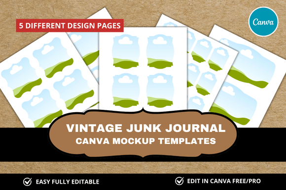 Vintage Junk Journal Template: Elevate Your Digital Designs